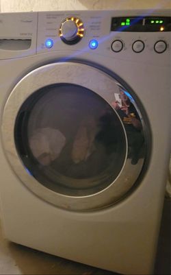 LG Front-Load Gas Dryer with TrueSteam & Sensor Dry - $250 OBO