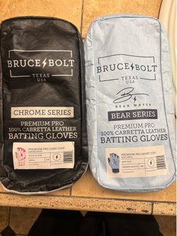 Bruce bolt batting gloves