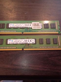 2 x 4 GB ram ( for order computer)