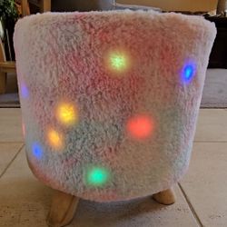 Coolest Multi Light Up Vanity Bench Or Footstool