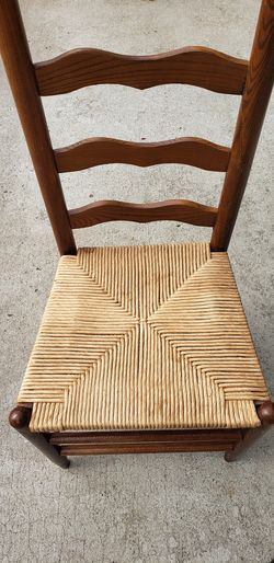 Antique solid wood chair.