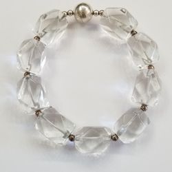 Bracelet Plastic Beads Magnetic Clasp