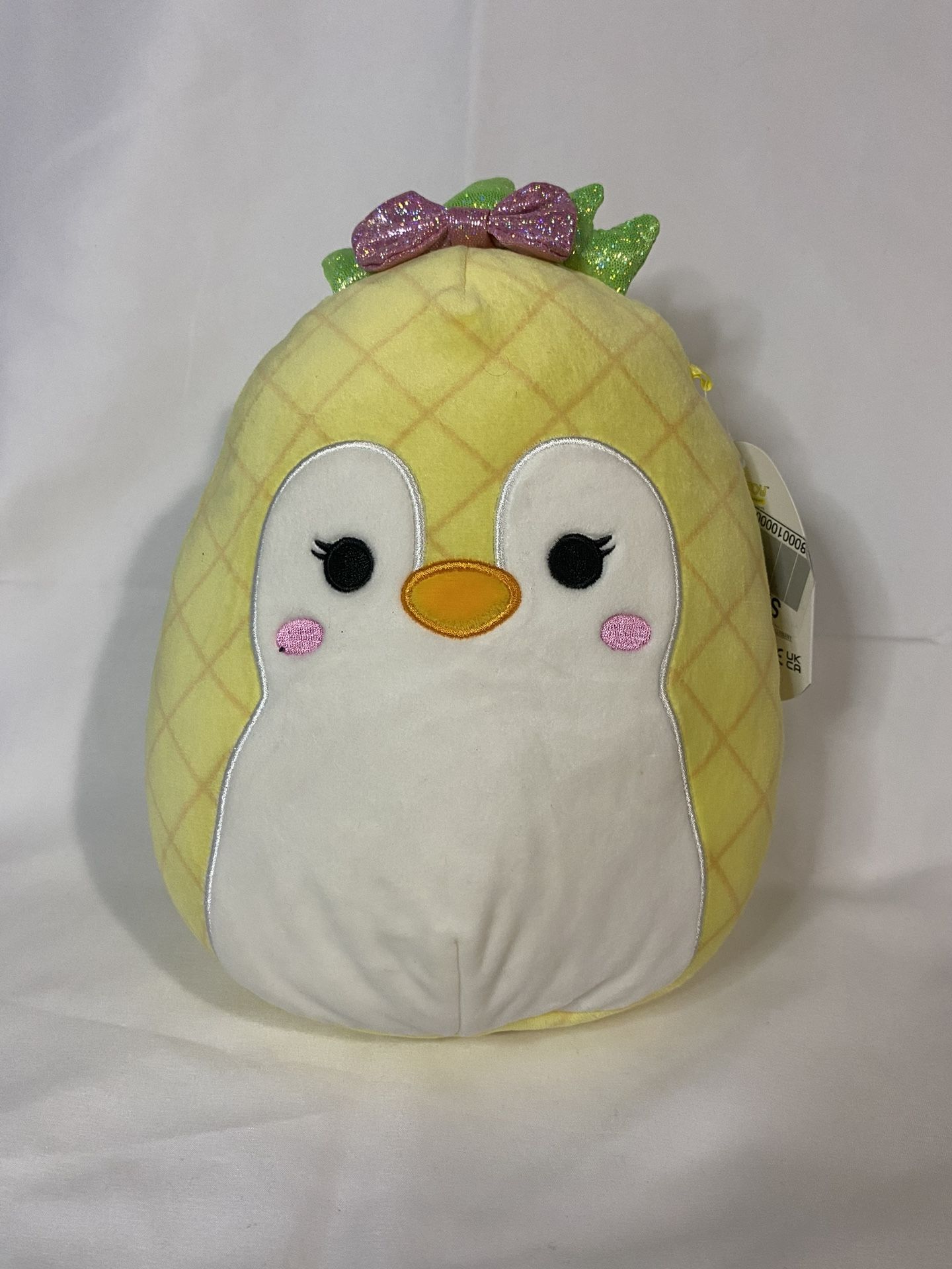 Squishmallow KellyToy 8 inch Foodie Squad - Piper The Penguin in Pineapple