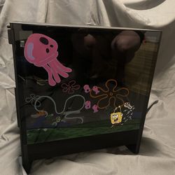 Spongebob PC Tower Custom Painted - NZXT H5 Flow 2024
