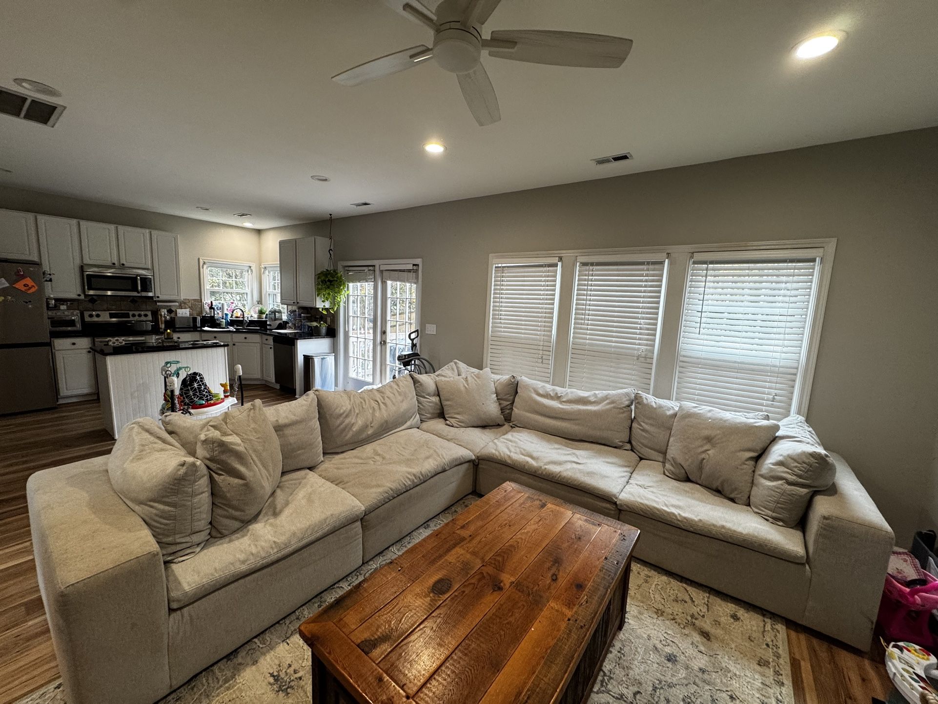 Large Havertys oversized sectional-OBO