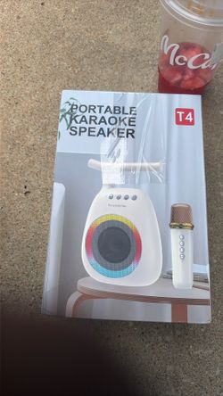 Portable karaoke speaker