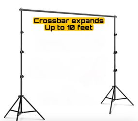 StudioPro Photography Studio Backdrop/Lighting Kit w/2 tripods, Crossbars, & Bag
