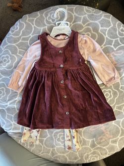 Burgundy Dress Set 