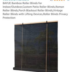 Indoor /outdoor Blinds Roll Up 