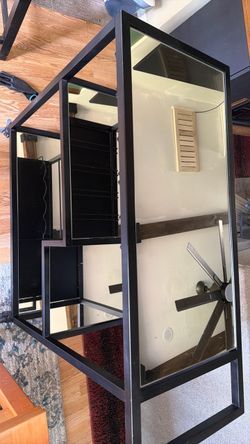 Metal bar cart