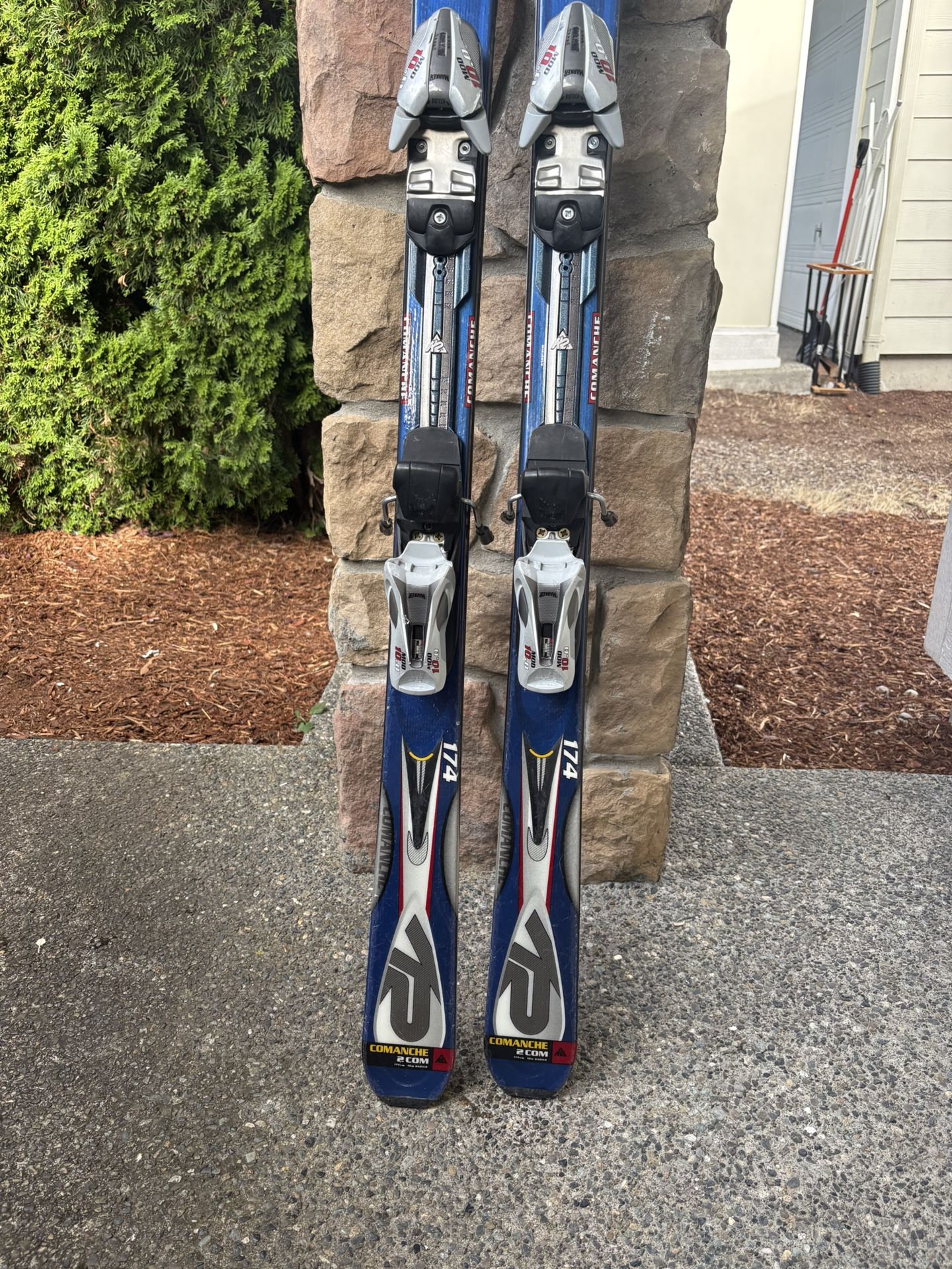 【美品】K2 COMANCHE 160cm MARKER MOD 10.0 K2 Comanche 2Com Skis 174cm w/ Marker MOD 10.0 Bindings