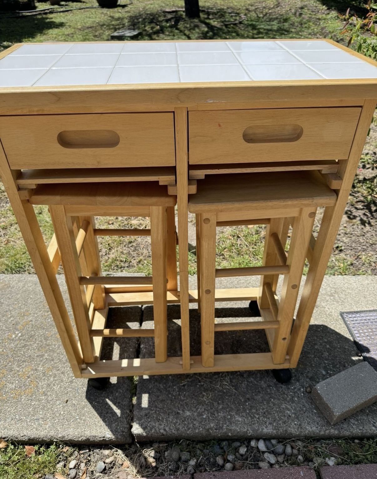 Foldable Table With Chairs