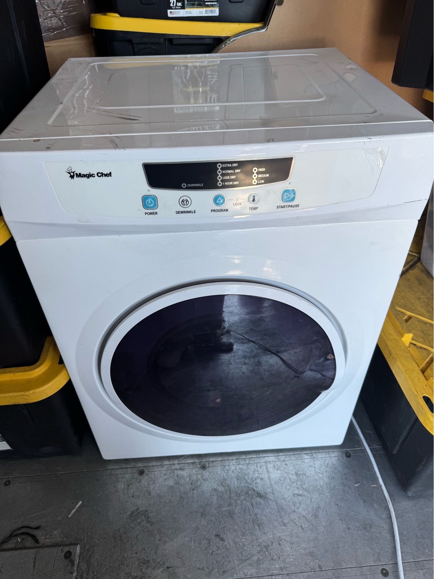 Compact magic chef washer and dryer stackable set