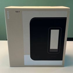 Brand New Sonos Sub Wireless Subwoofer Black Color - Gen. 4