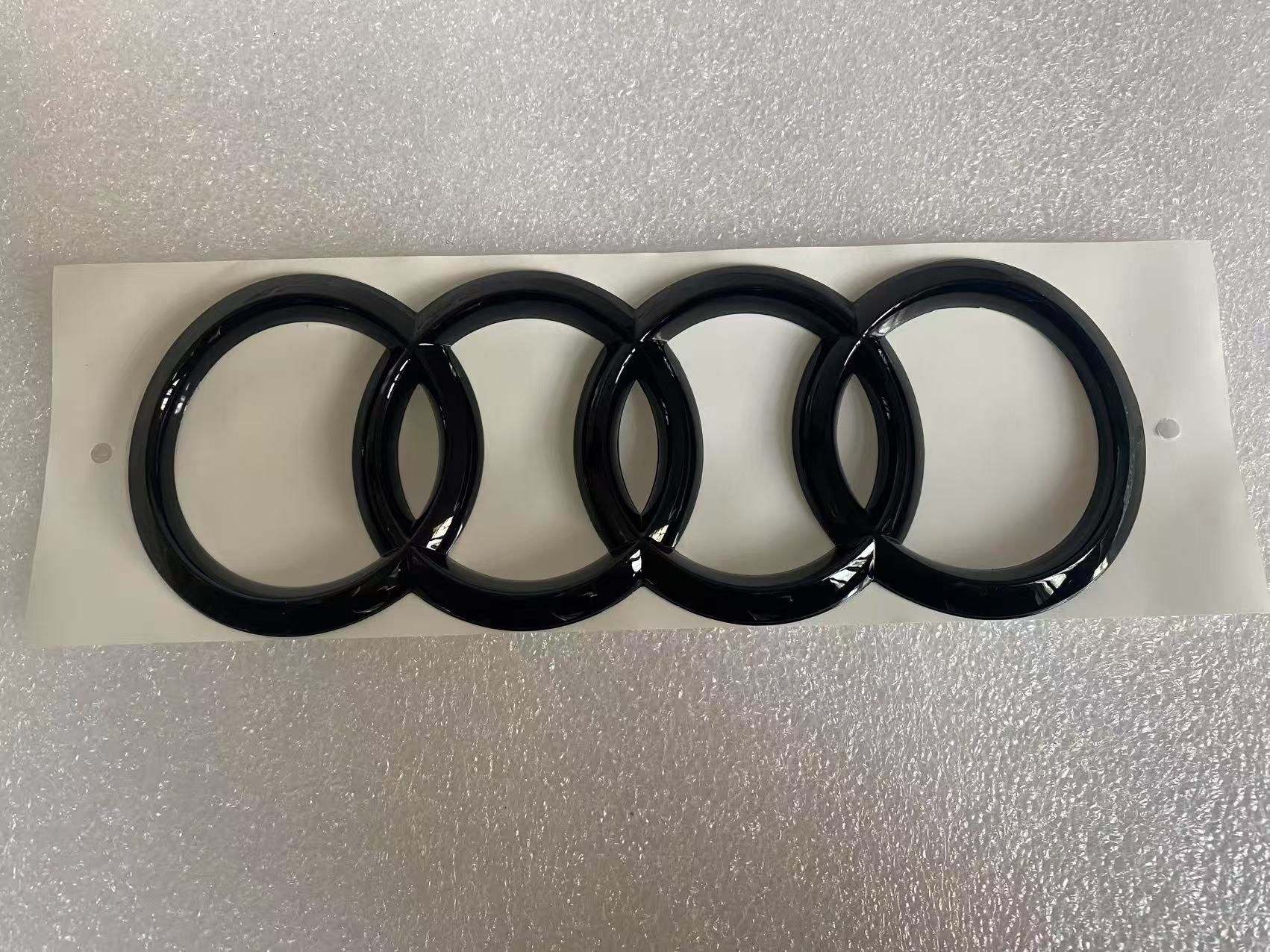12-18 Audi A7 S7 RS7 Rear Liftgate Trunk Sign Logo Ring Badge Emblem Bright Black