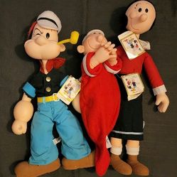Vintage 1985 Popeye Set
