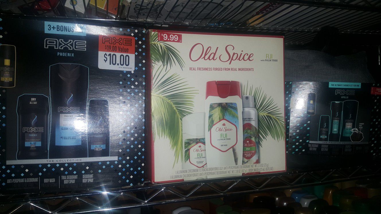Axe or old spice sets