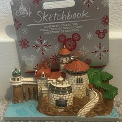 Little Mermaid Eric Ariel Castle Ornament Christmas 
