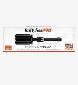 Babyliss Triple Barrel Curler - New