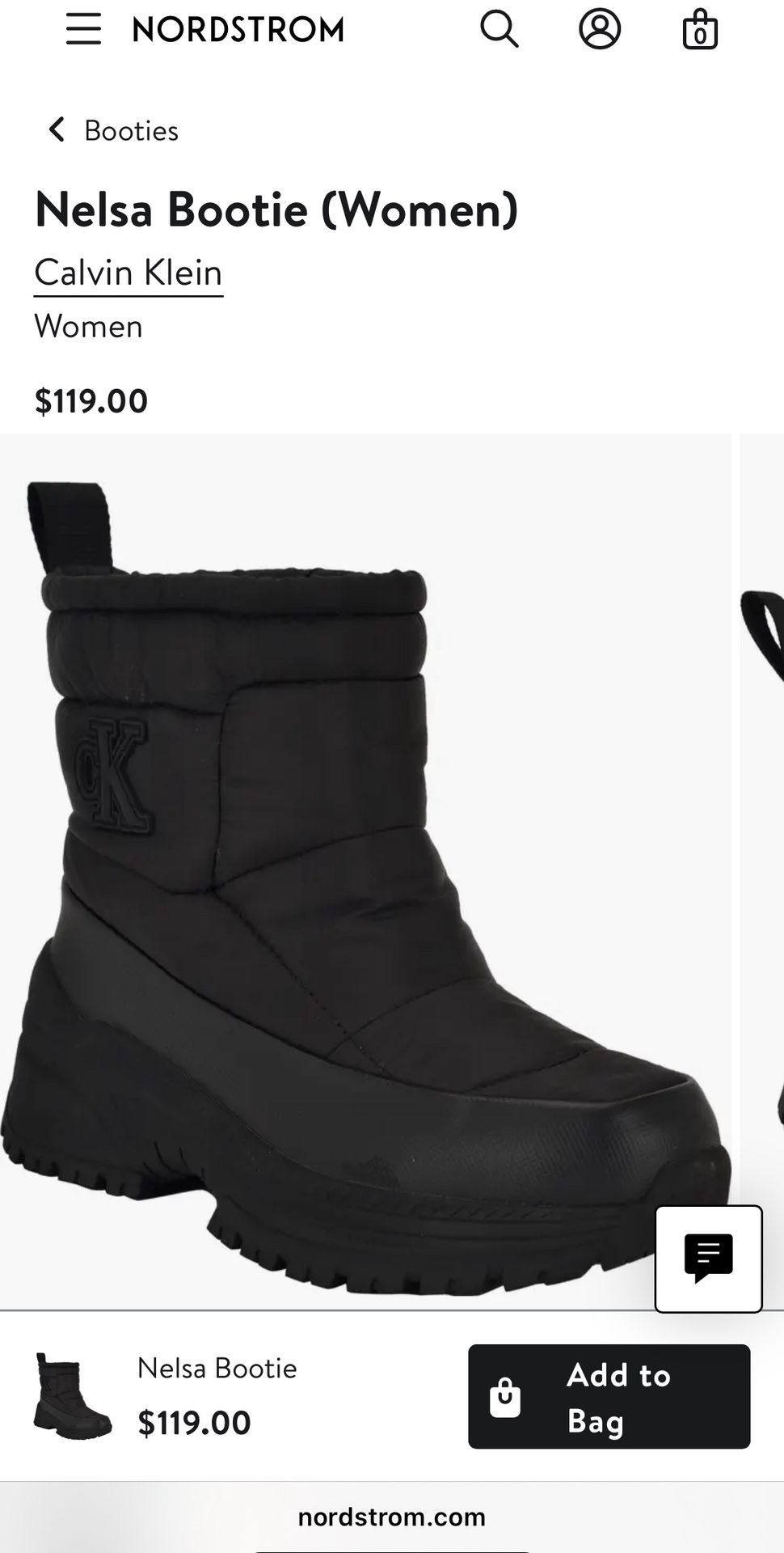 Calvin Klein Nelsa Booties – Size 7.5M – Brand New in Box
