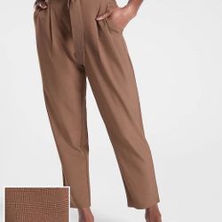 Athleta Skyline Plaid Pant II size 0P