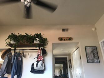 Hanging coat rack