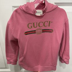 Gucci toddler sweater hoodie pink 18-24 months