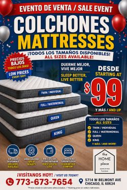 🔥 Big Sale, Brand New Mattresses - We Offer Delivery 🚛