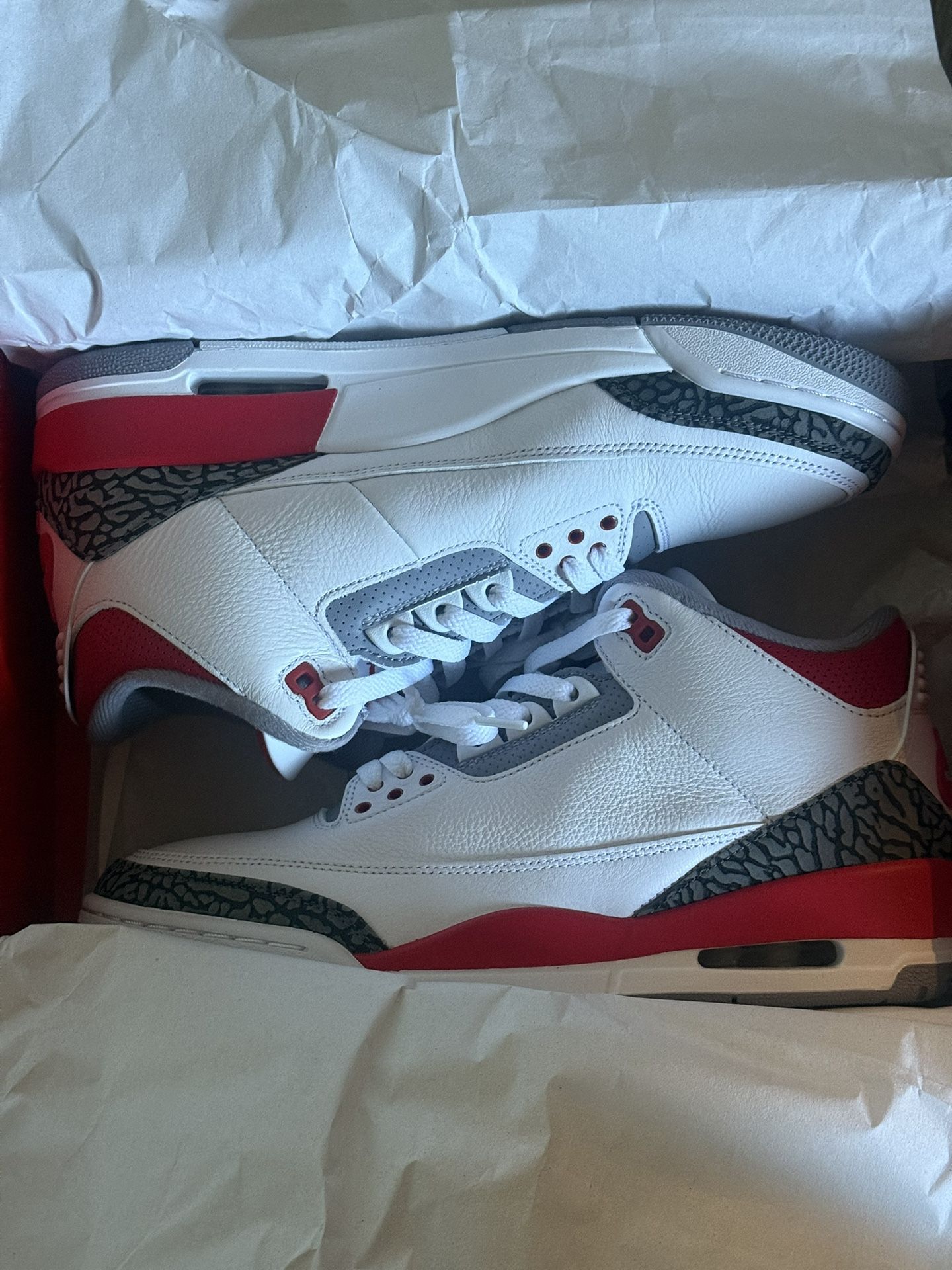 Jordan 3 fire red 10.5