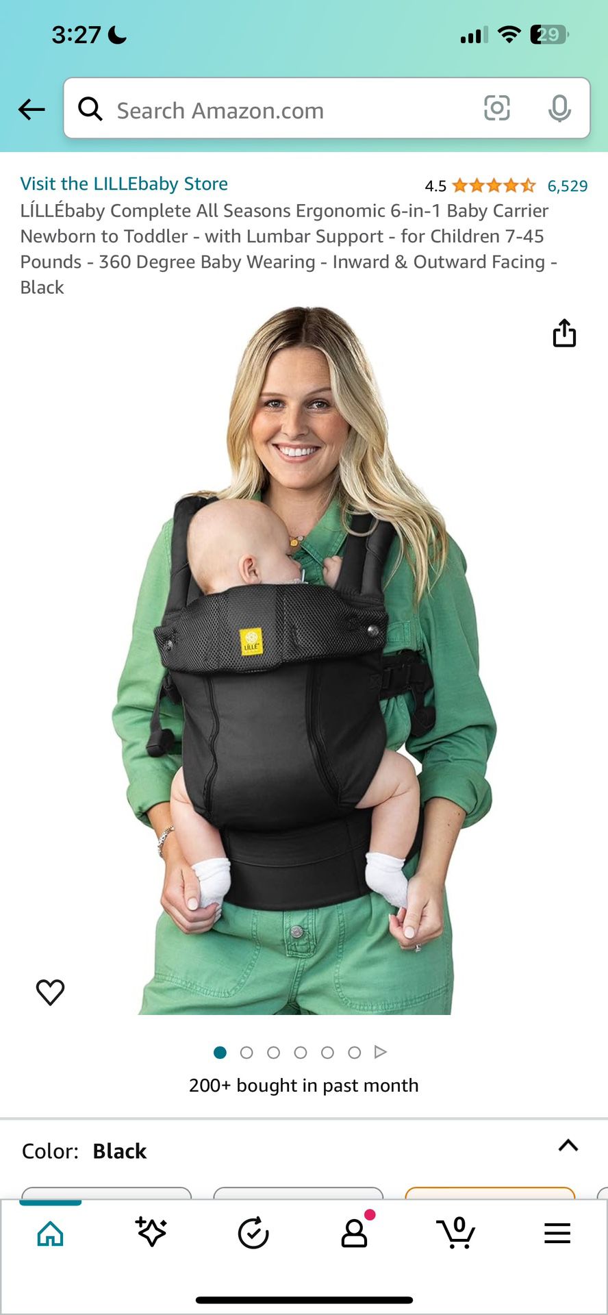 Lillebaby Complete All Seasons 6-1 Baby Carrier