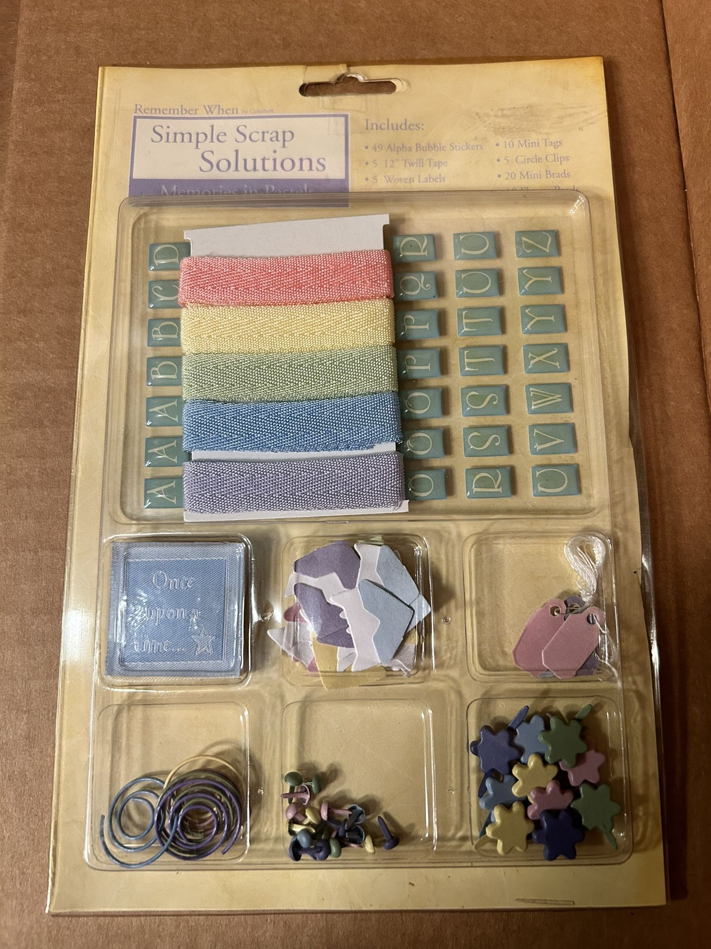 SIMPLE SCRAP SOLUTIONS SCRAPBOOKING EXTRAS PASTEL