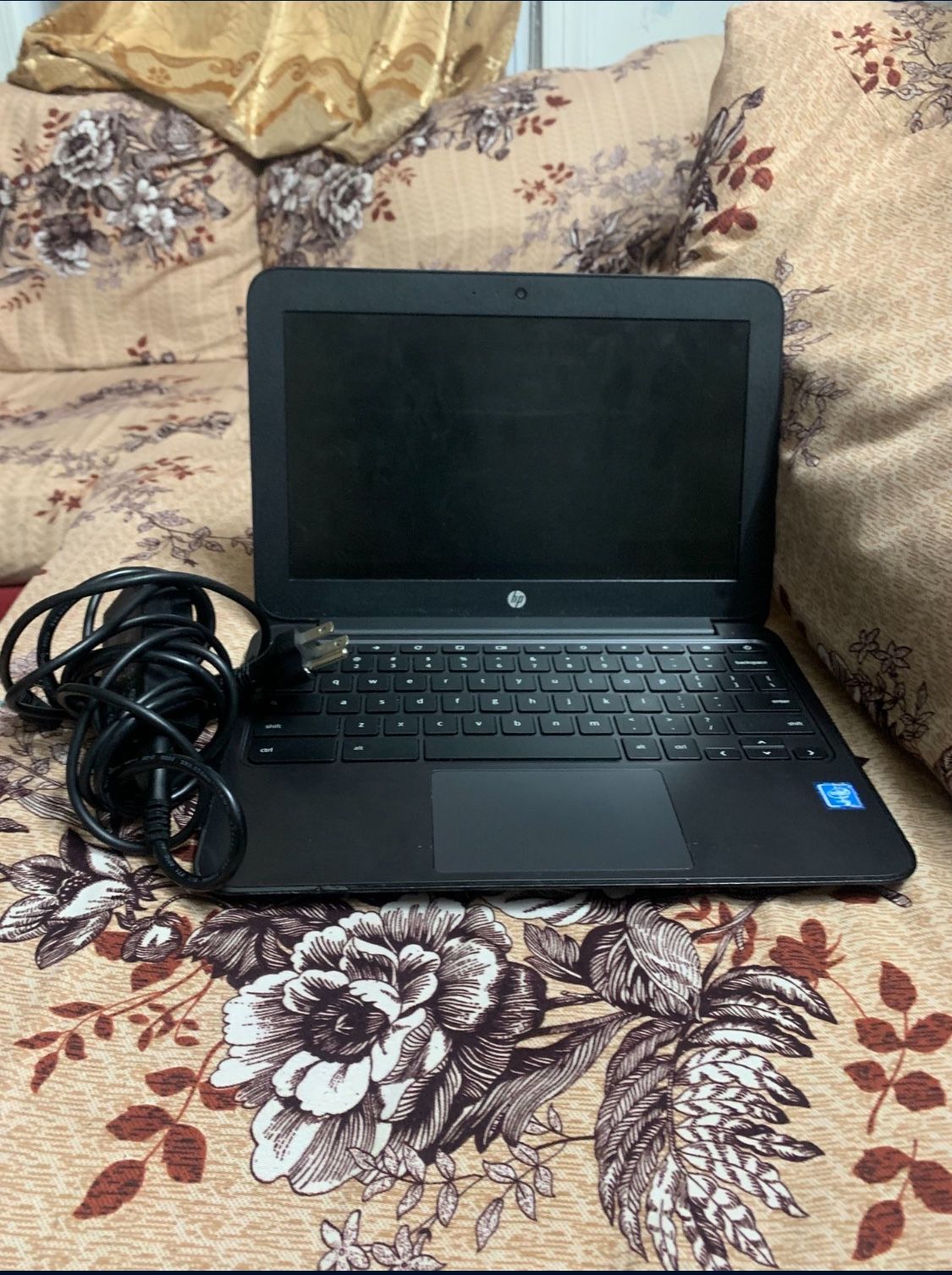 A Chromebook Hp Laptop Grey Color