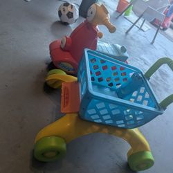 Toys Toddler Shopping Cart Scooter