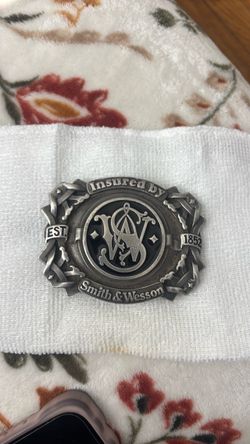 Vintage Smith & Wesson belt buckle