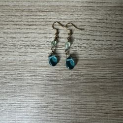 Blue Dangle Earrings