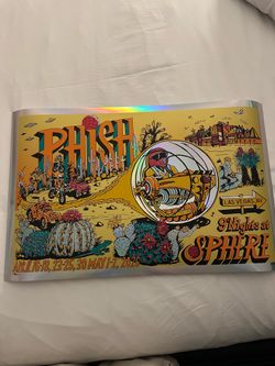 Phish posters Jim pollock foil and poster  Vegas