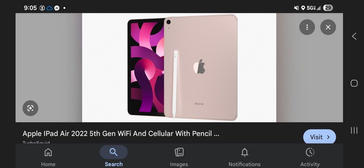 iPad Air 5th Gen 5G With Service