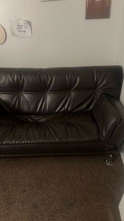 Chocolate brown futon