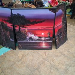 3 Piece Wall Art / Painting 
