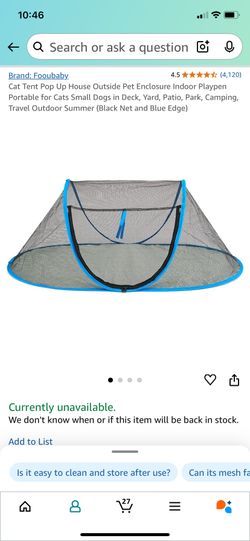Animal Tent-Never used