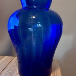 Blue Glass Vase