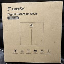 LETSFIT BATHROOM SCALE. 