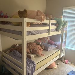 White Bunk Beds 