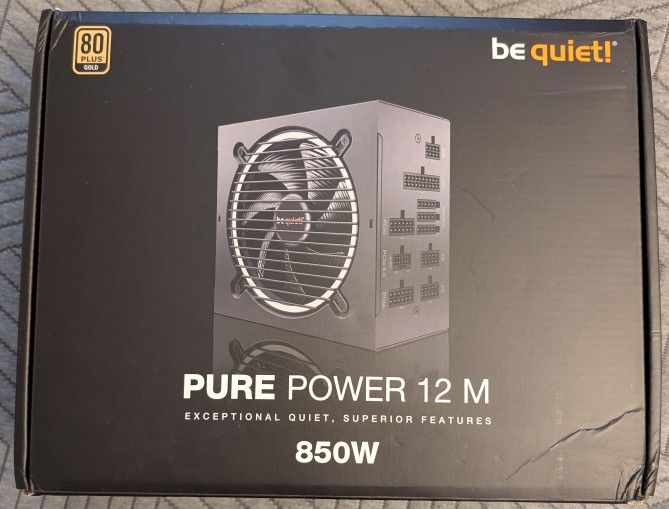 Be Quiet! Pure Power 12 M 850W 80 Plus GOLD Modular Power Supply (PSU)