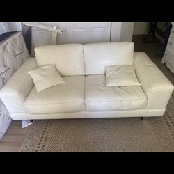 Leather Loveseat