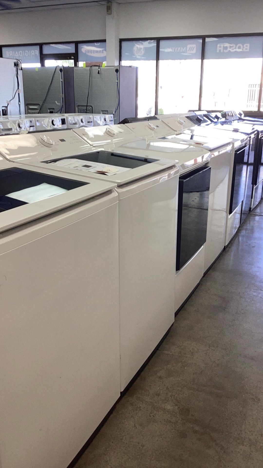 LG 5.0 washer and 7.3 dryers electric set