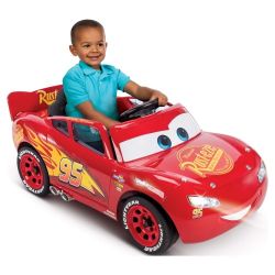 Huffy Disney Lighting McQueen 6V Battery Powered Ride-On