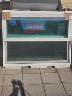 Brand new milgard Tuscany block frame retro fit windows