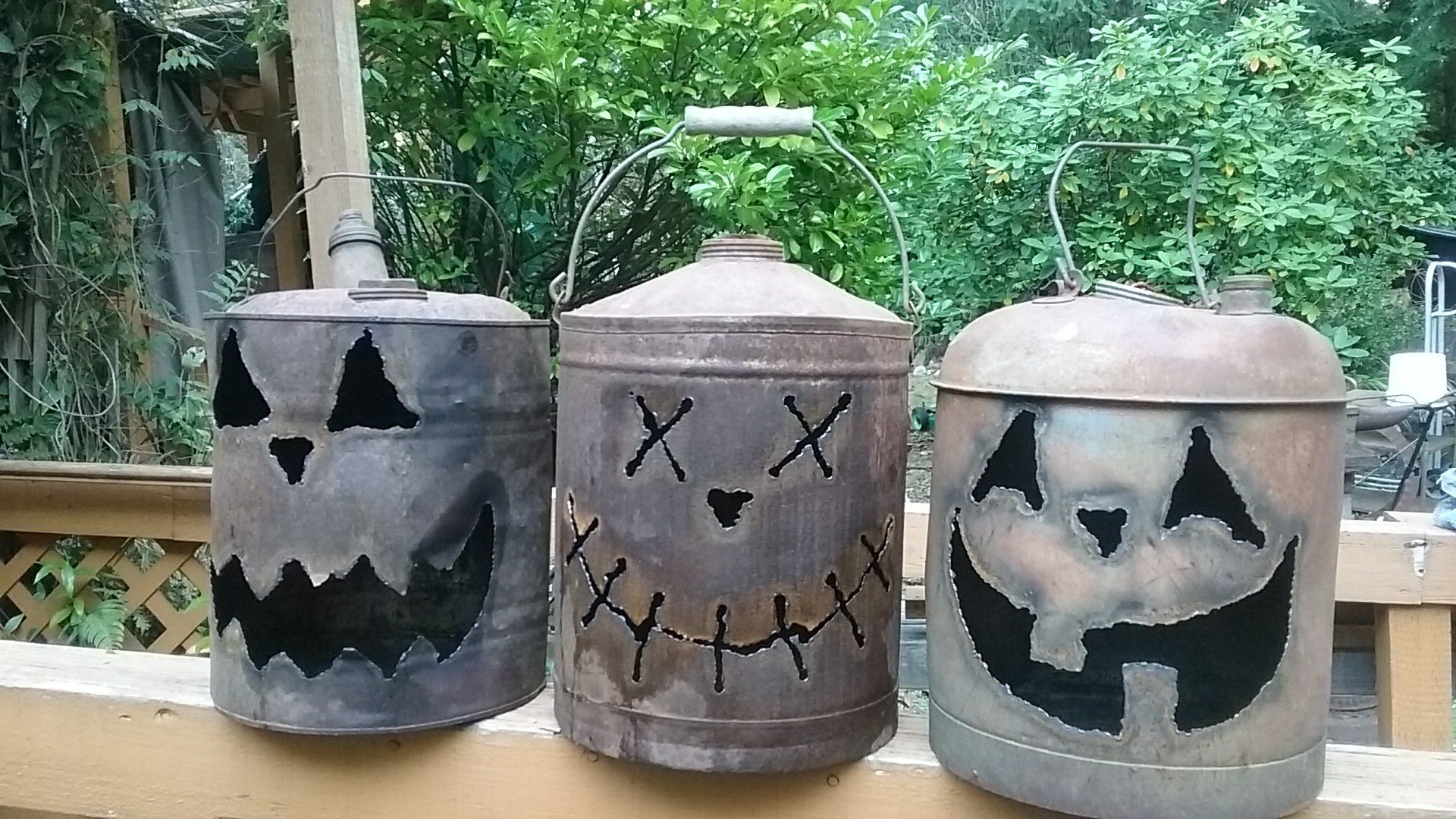 Halloween jack o lanterns