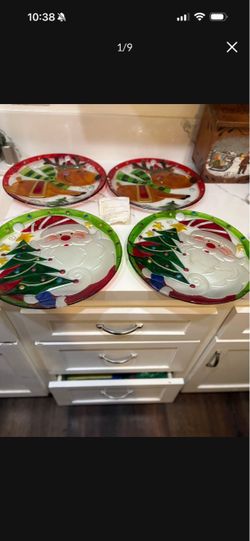 Fused Glass Plate Set